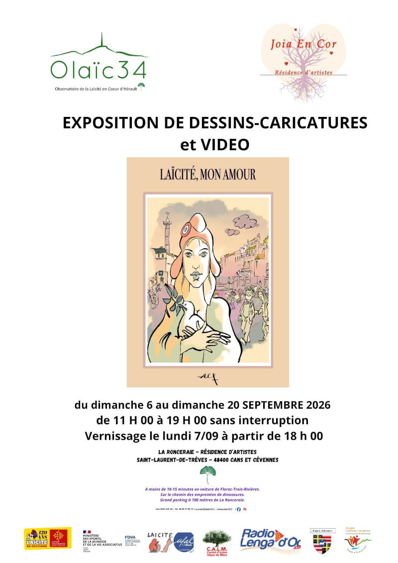 Image de l'article Exposition de dessins, caricatures et vidéos