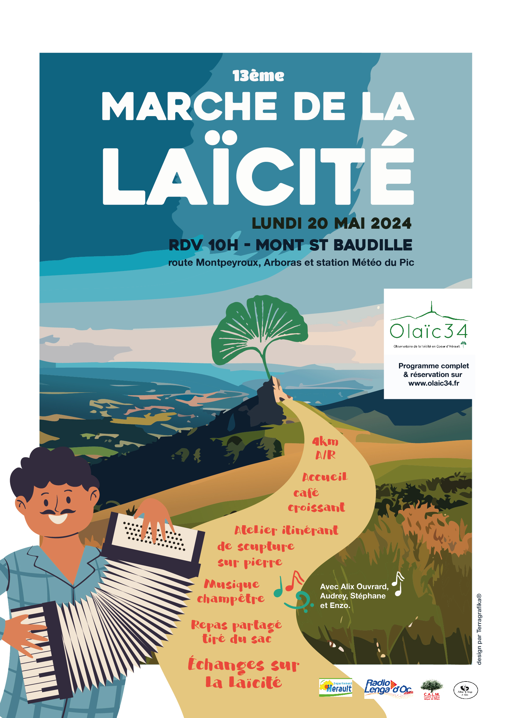 Image de l'article MARCHE DE LA LAICITE LUNDI 20 MAI 2024